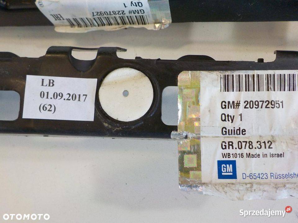 20972951 ŚLIZG MOCOWANIE TYŁ OPEL INSIGNIA osobowe Nowy Tomyśl