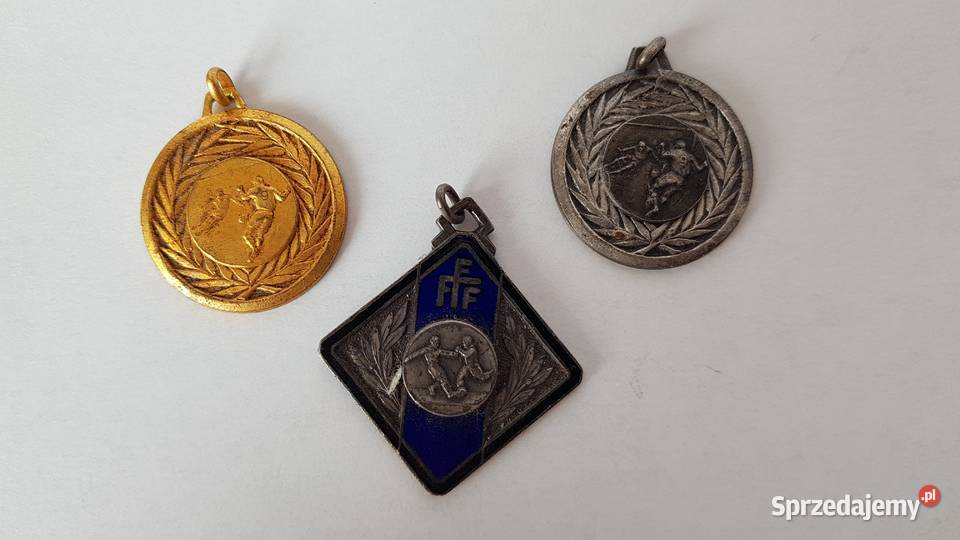 3 Medale Francuskiej Federacji Piłkarskiej lata