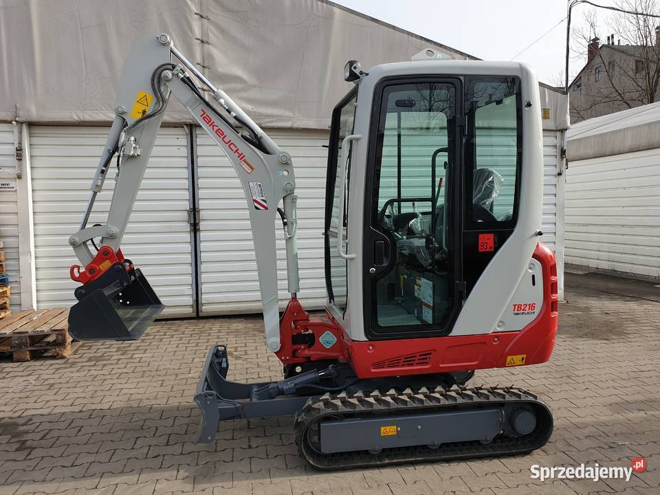 Minikoparka Takeuchi TB216 V4 18 tony agregat Klimatyzacja Zabrze