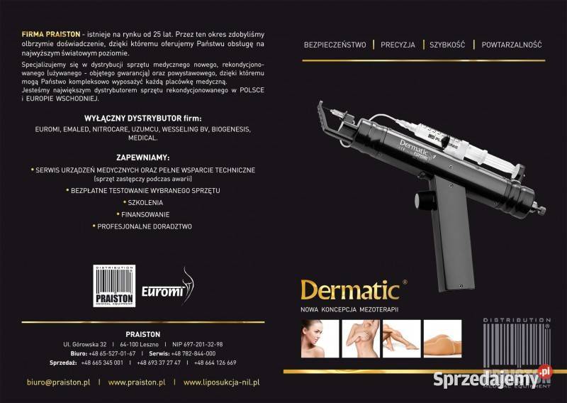 Pistolet do mezoterapii igłowej DERMATIC 1 Meso Leszno