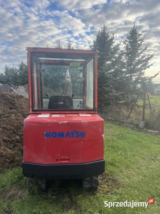 Minikoparka koparka Fai 212 Komatsu 1500 Szybkozłącze podkarpackie Mielec