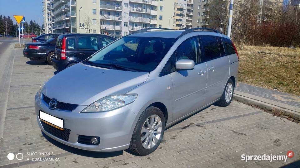 Mazda 5 18B 7 miejsc ładna bezwypadkowa zamiana elektryczne lusterka podkarpackie Rzeszów
