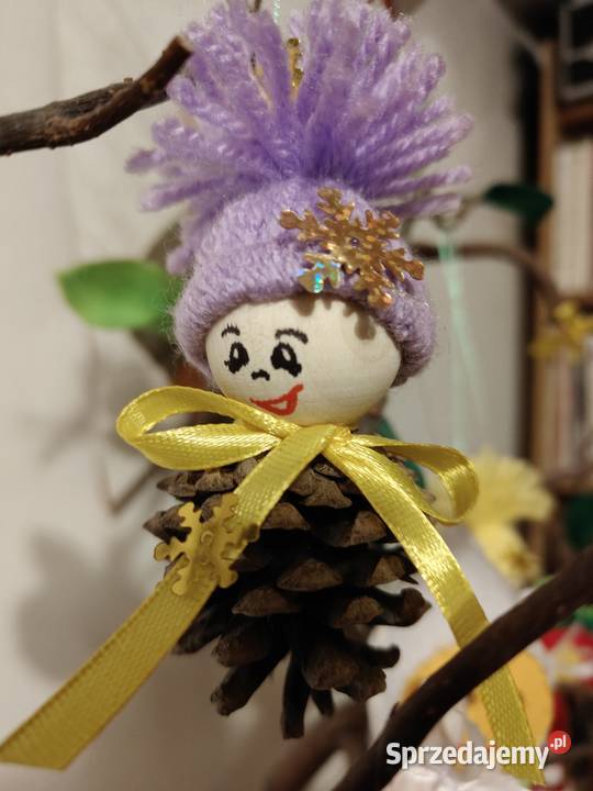 Szyszkowe ludziki zawieszki na choinkę Kraków