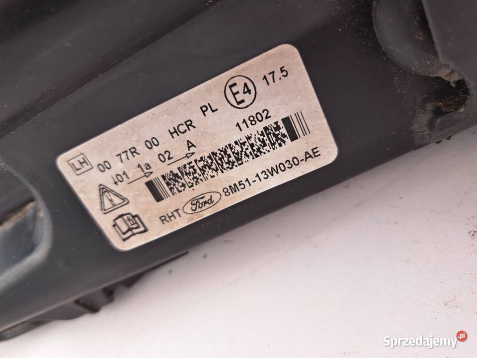 FORD FOCUS 2 II LIFT LAMPA PRZÓD PRZEDNIA LEWA Lampy przednie Słowikowo