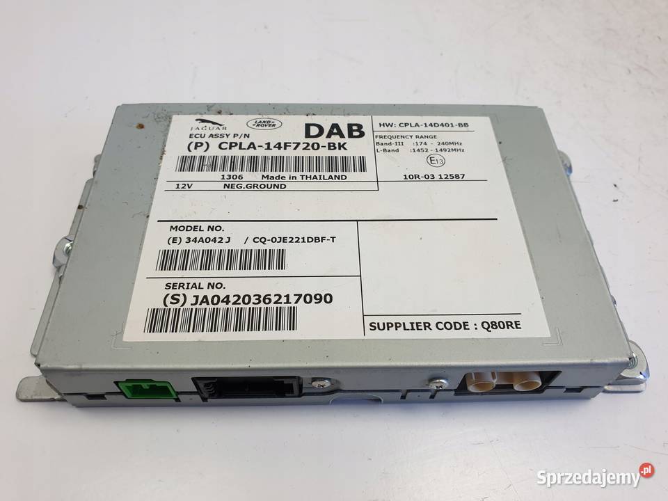 Range Rover Sport II L494 MODUŁ sterownik SENSOR osobowe lubelskie Rudka