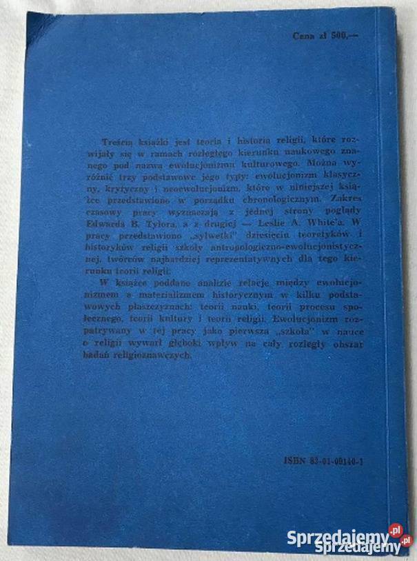 EWOLUCJONIZM KULTUROWY A RELIGIA Tarnów
