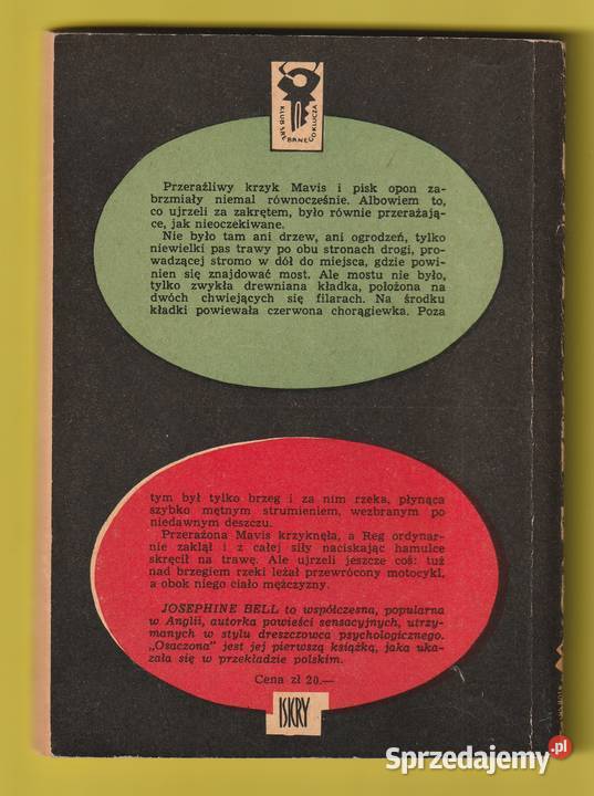 KSK OSACZONA JOSEPHINE BELL 1972 łódzkie Łódź