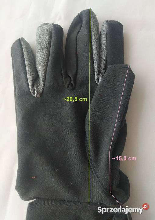 Rękawice robocze damskie CZARNY szary Hajnówka
