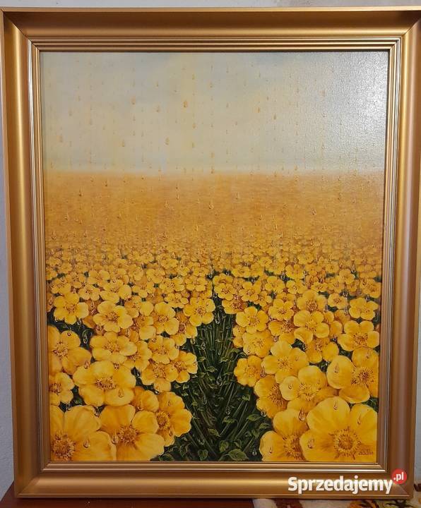 Obraz olejny Kaczeńce Katowice