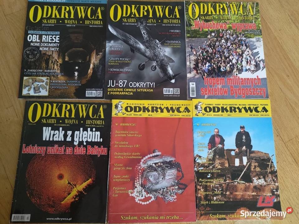 Odkrywca miesięcznik 2018 2016 2013 2000 1999 Babienica