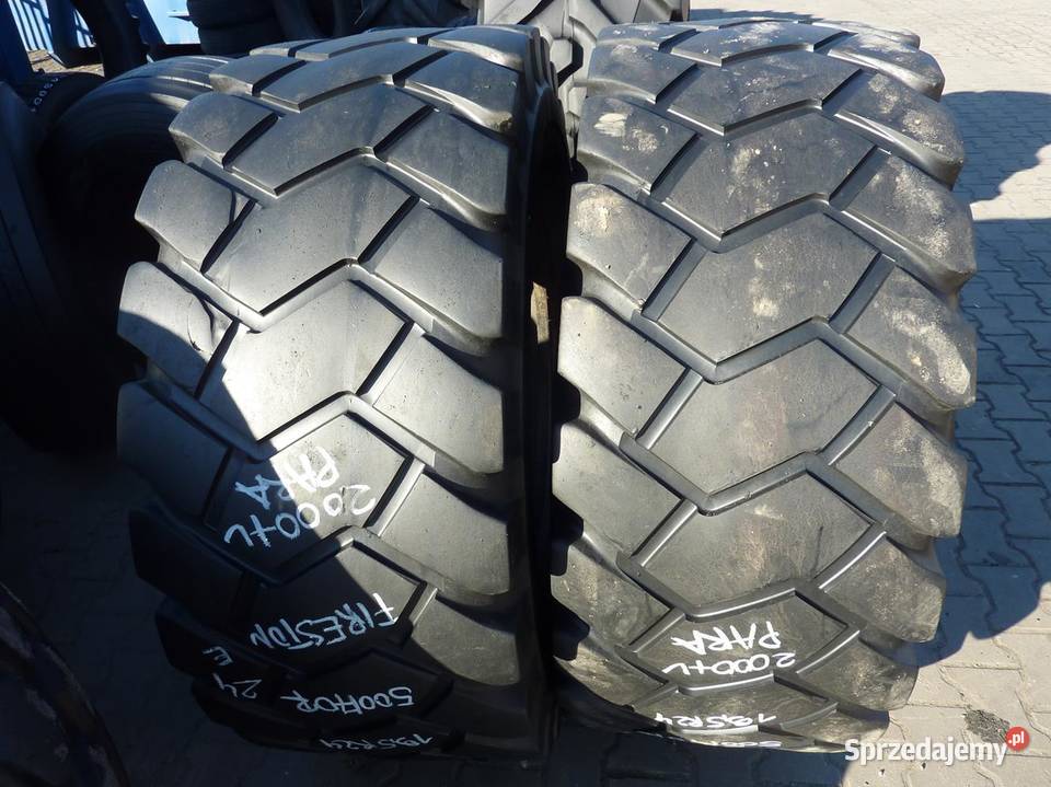 2x Opona używana 50070R24 195R24 FIRESTONE 500 24cale Zaścianki
