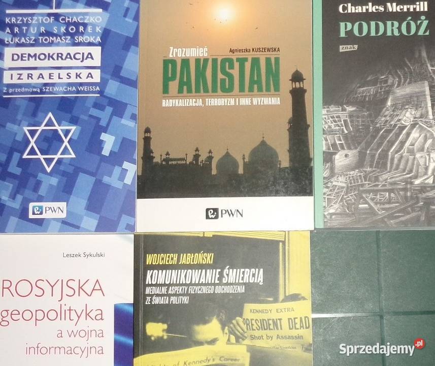 5x książka Geo Polityka Rosja Izrael Pakistan wojna informa