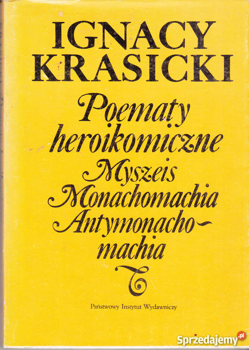 01859 POEMATY HEROIKOMICZNE MYSZEIS Czyrna