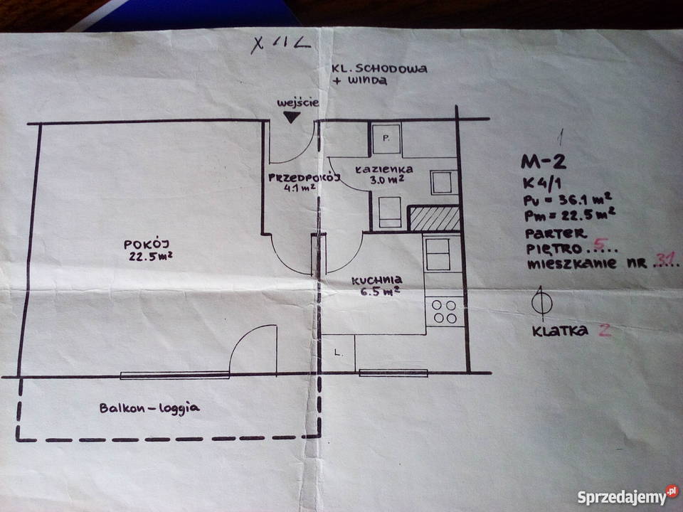 Mieszkanie Bełchatów oś Binków blok