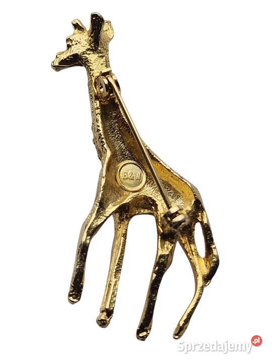 VINTAGE BROSZKA ŻYRAFA SYGNOWANA BW Butler and Częstochowa
