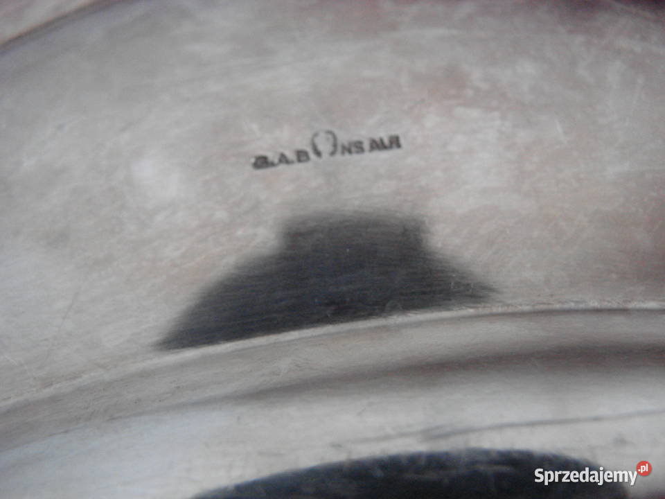 GAB NS ALP duża taca plater 1934r Pruszcz Gdański