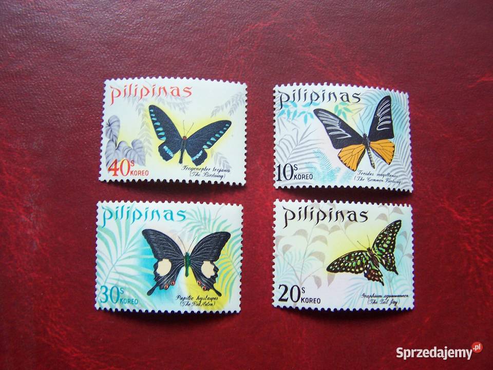 Filipiny 1969 MNH Mi 89598 Fauna Owady Motyle Tychy sprzedam