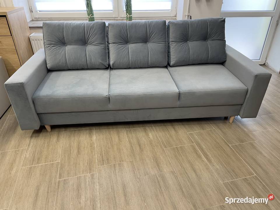 Kanapa LUX sofa z funkcją spania + pojemnik na poście
