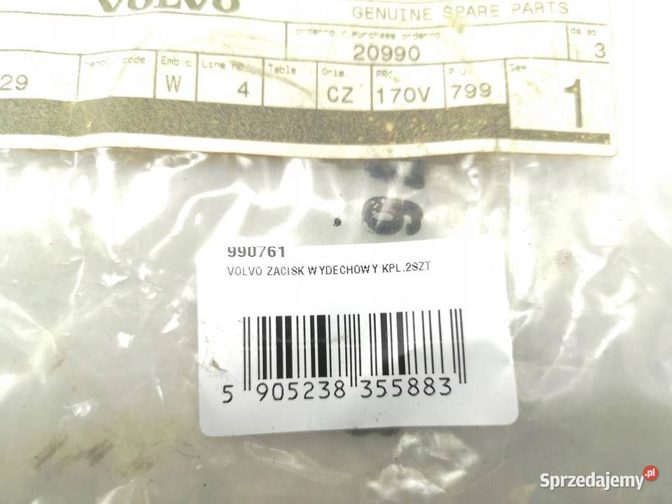 OBEJMA ZACISK WYDECHOWY 2 VOLVO FM TRUCK NOWY sprzedam