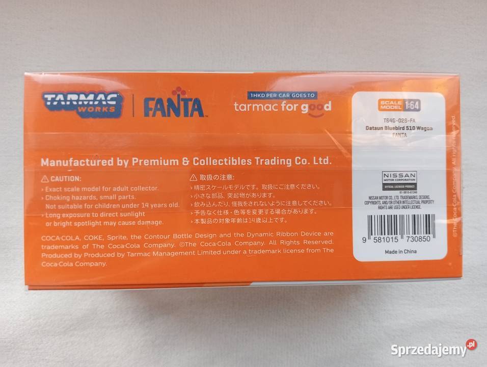 Tarmac Datsun Bluebird 510 Wagon Fanta 164 w Mattel Jaworzno