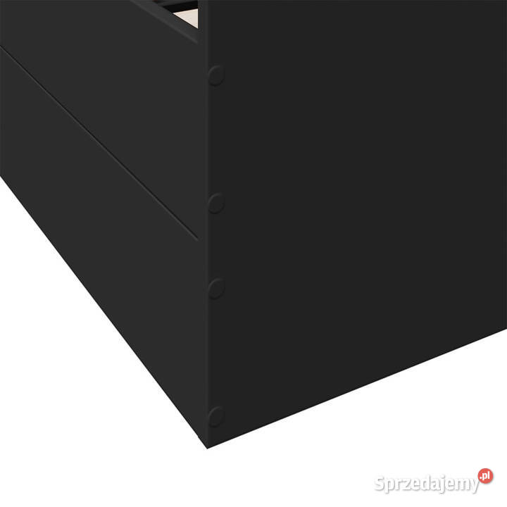 Rama łóżka z szufladami czarna 135x190 WM3280315 Warszawa