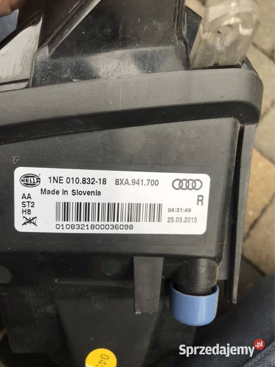 Halogen audi TT 8XA prawy przód Kozy