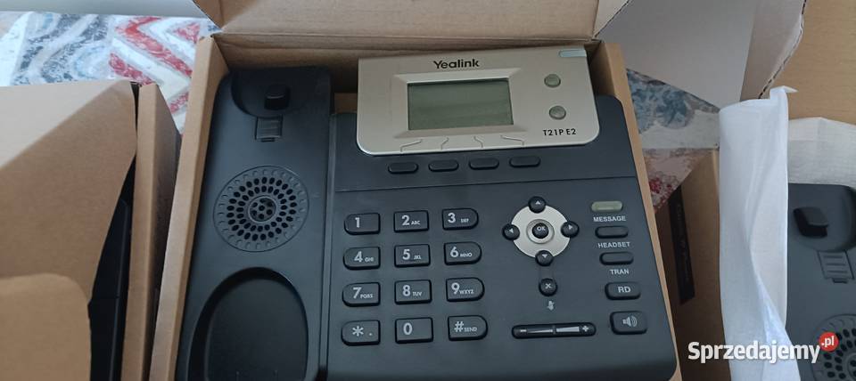 6 Telefony stacjonarne Yealink SIPT21P E2 Mega sprzedam