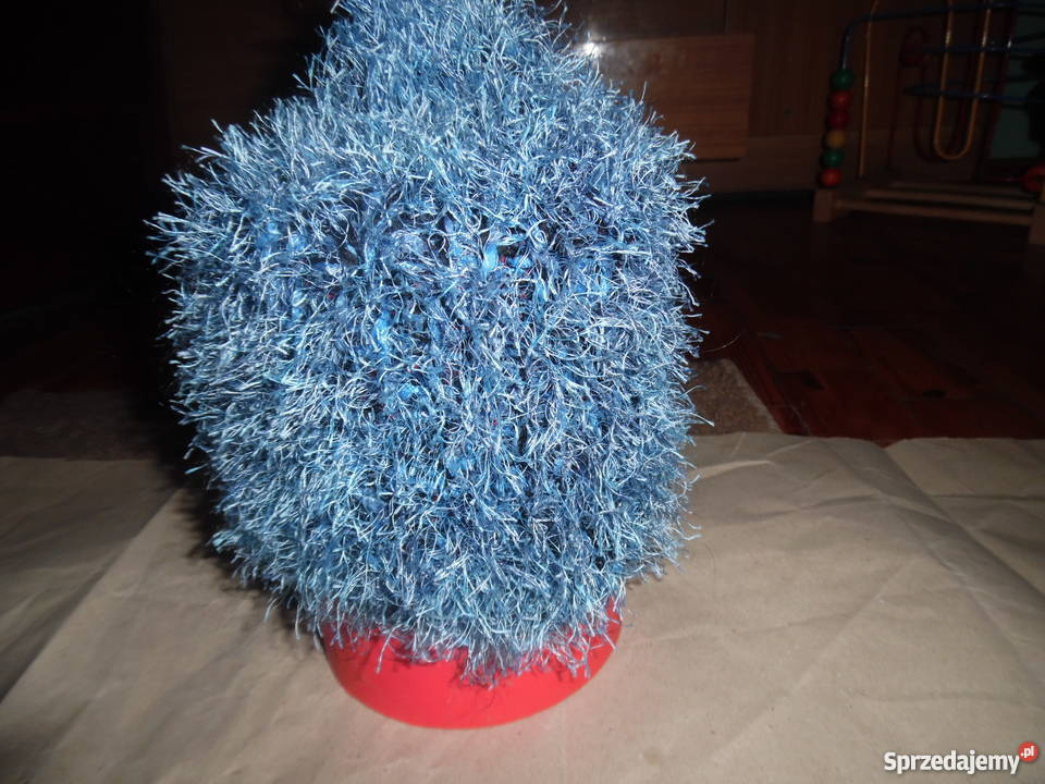 Czapka z wełny reczna robota Nakrycia głowy Oborniki Śląskie