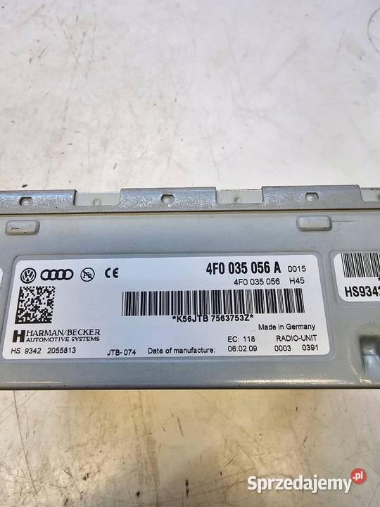 TUNER RADIOWY MODUŁ RADIA AUDI A4 A5 A6 osobowe