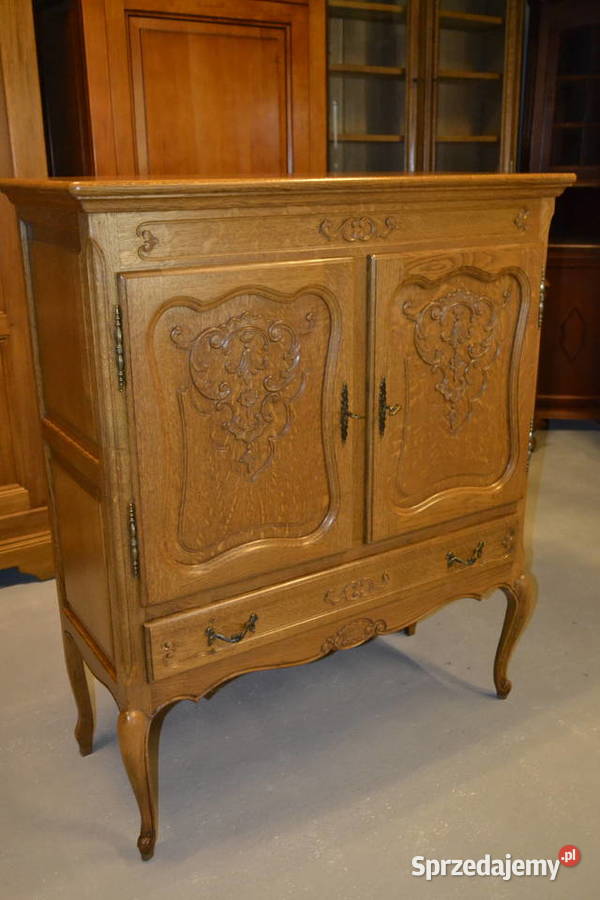 komoda pomocnik stylowy lity dąb Będzin