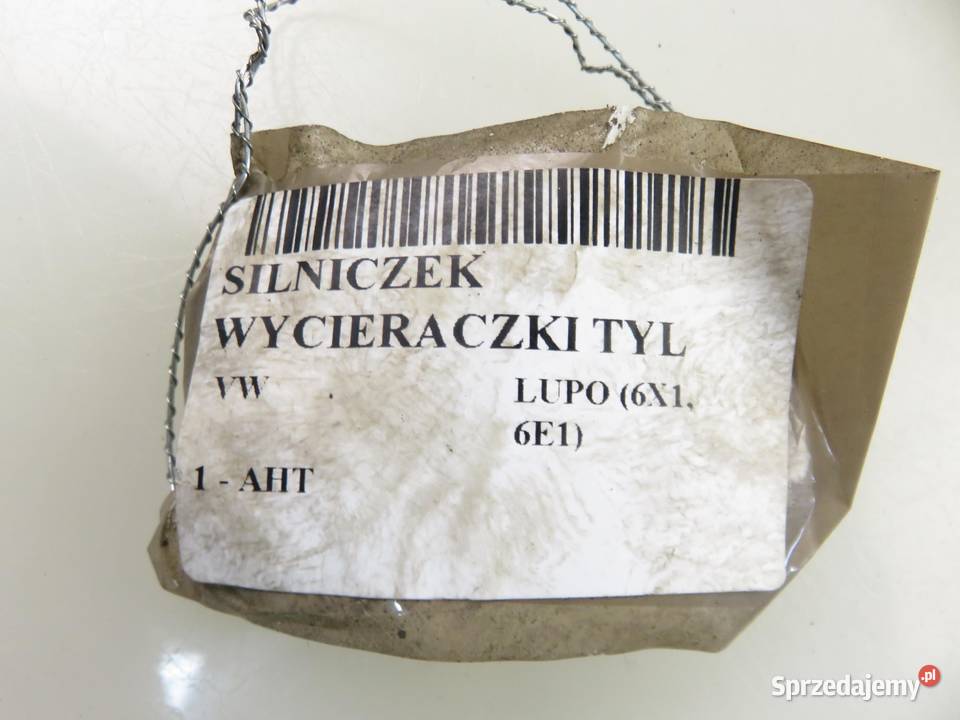 SILNICZEK WYCIERACZKI TYŁ VW LUPO 6X0955711D osobowe sprzedam