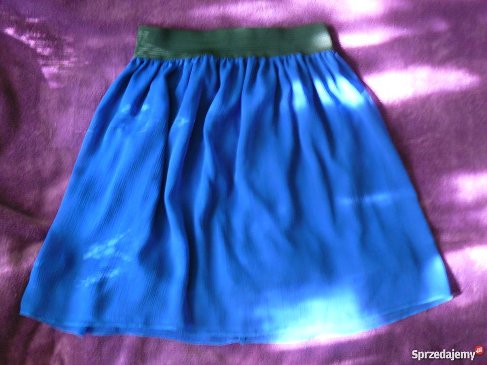 Niebieska spódnica spódniczka mini Wrocław