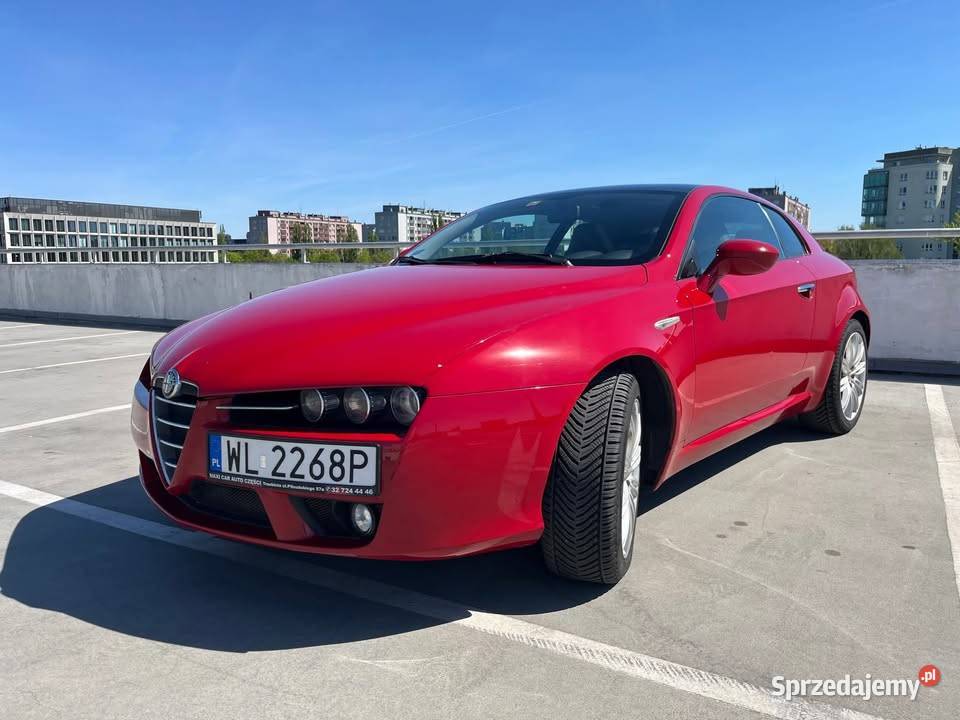 Alfa Romeo Brera czerwona 32 V6 JTS 260 napęd Warszawa