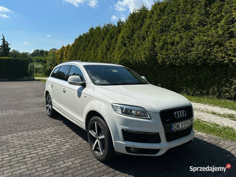 Audi Q7 Raty Prywatnie 30 TDI DPF Quattro elektryczne lusterka Wrocław