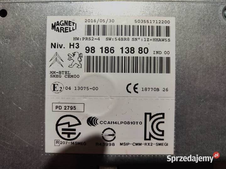 Radio z ekranem Peugeot 308 II T9 SMEG CEM00 Warszawa