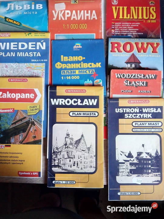 Plany miast mapy różne Wyszków
