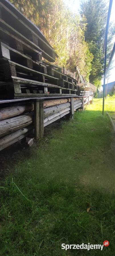 Długie stemple budowlane 7m Bale okrągłe żerdzie Żywiec