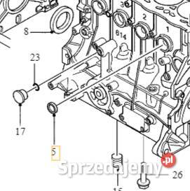 VOLVO zaslepka brok bloku silnika sr14mm 20D OE