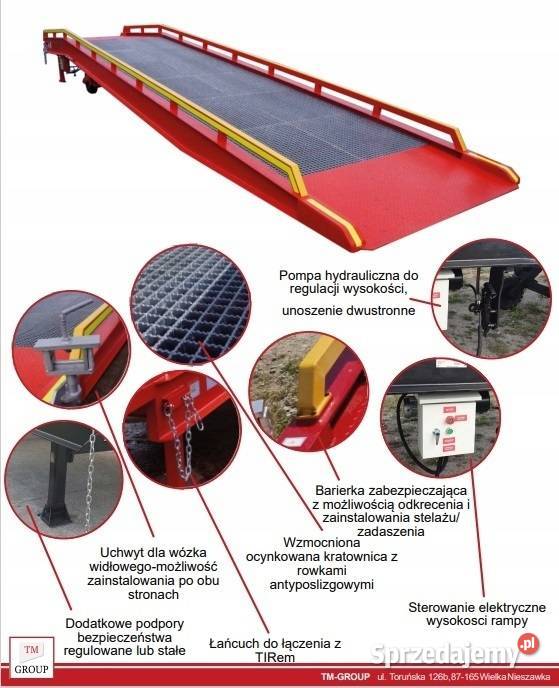 Rampa Przeładunkowa Załadunkowa Mobilna