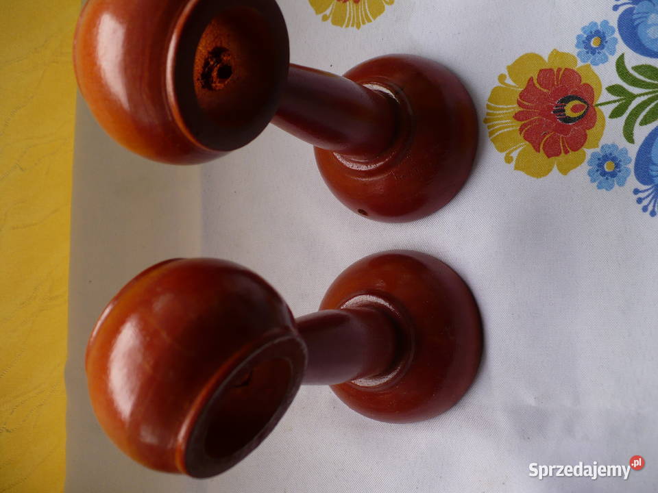 Wspornik Uchwyty do karniszy drewniane Pozostałe wielkopolskie Puszczykowo