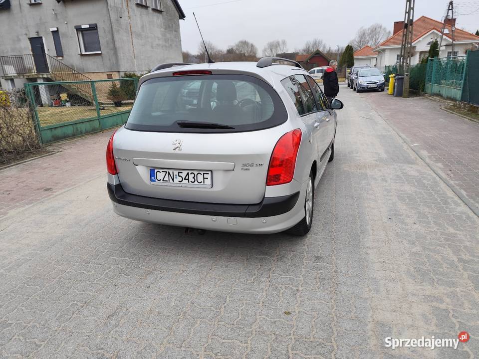 Peugeot 308 SW 16 eHDi 112 2011 ekonomiczne kujawsko-pomorskie Barcin