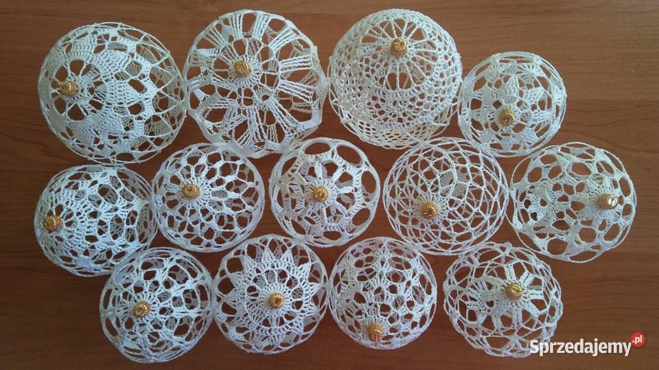 Duże Bombki szydełkowe na choinkę różne wzory i Pozostałe podlaskie