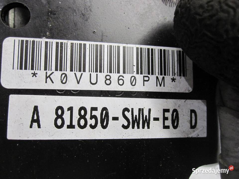 HONDA CRV III pas bezpieczeństwa lewy przód osobowe