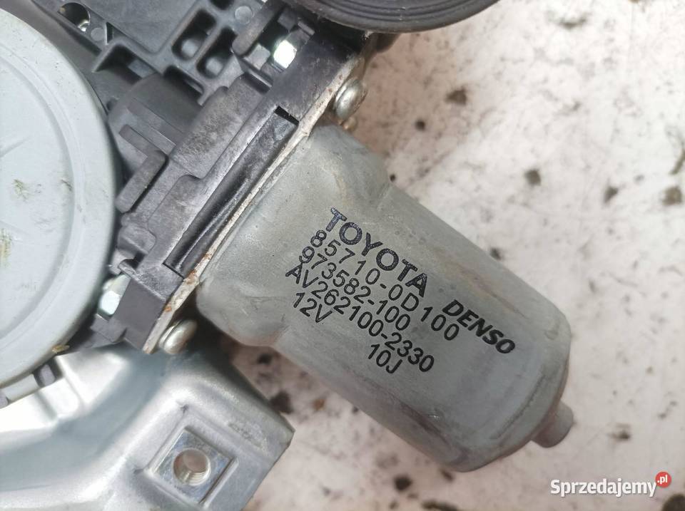 MECHANIZM SZYBY PRAWY PRZÓD 857100D100 Toyota osobowe