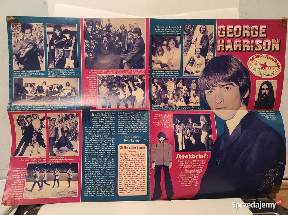 THE BEATLES wycinki prasowe sprzed 50 lat
