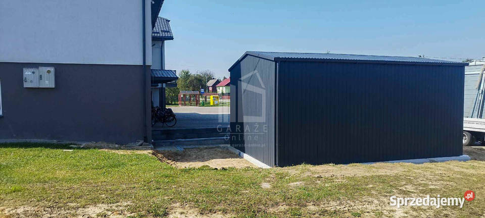 Garaż Blaszany Hala 4x5m Brama dwuskrzydłowa wielkopolskie Wągrowiec