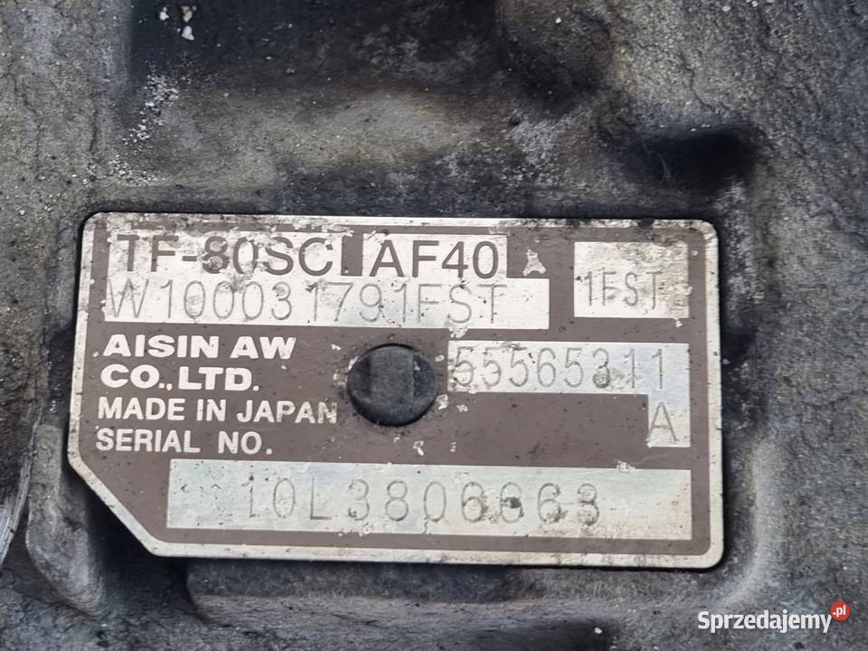 AUTOMATYCZNA SKRZYNIA BIEGÓW Opel Insignia 20 osobowe Chełm