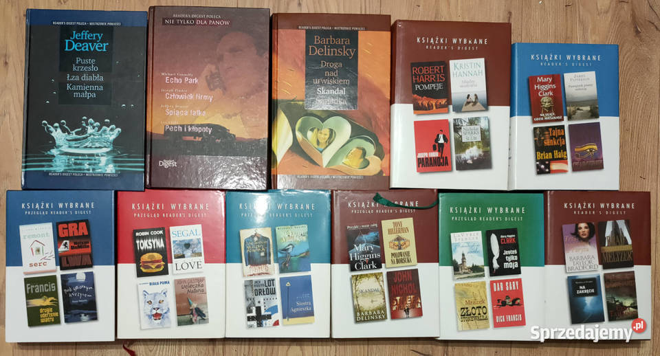 Książki wybrane 11 Cook Grisham Sparks Clark literatura piękna - proza zagraniczna Proza i poezja Sosnowiec