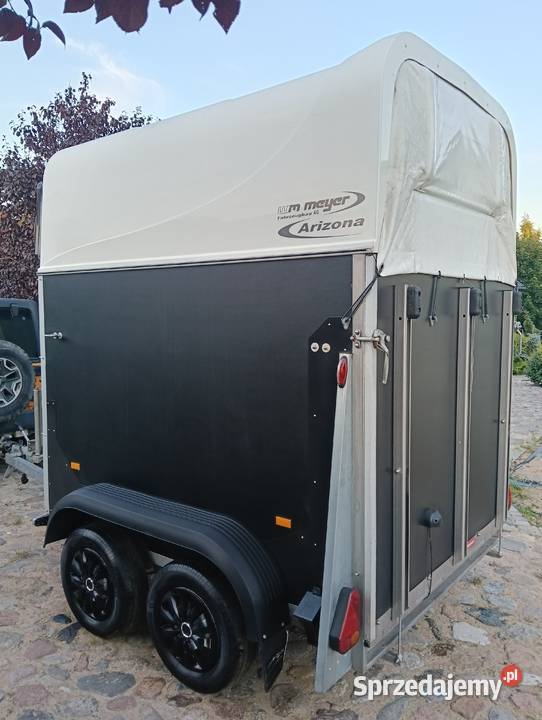 Przyczepa konna dwukonna do Koni Meyer 2017 Meiller