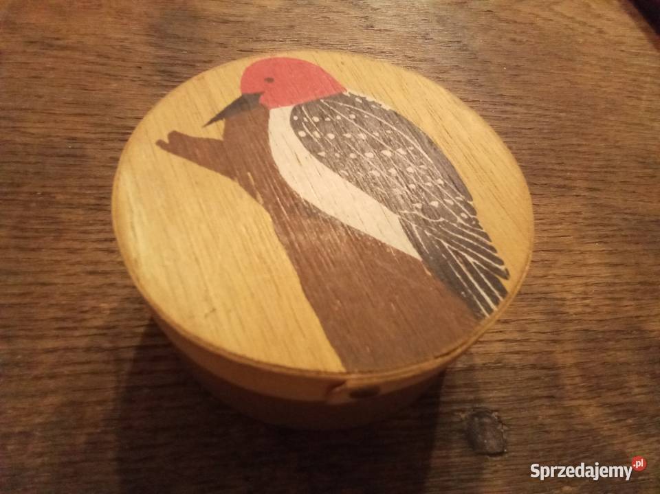 Stare pudełko dzięcioł Wyprodukowano na Tajwanie Pozostałe Warszawa